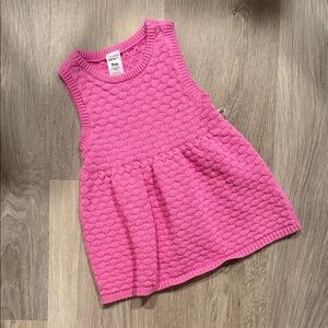 Carter's Pink Textured Casual Dress
